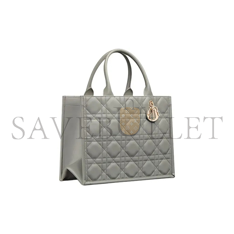 D*or medium D*or book tote m1324owhp-m41g (36.5*28*16.5cm)